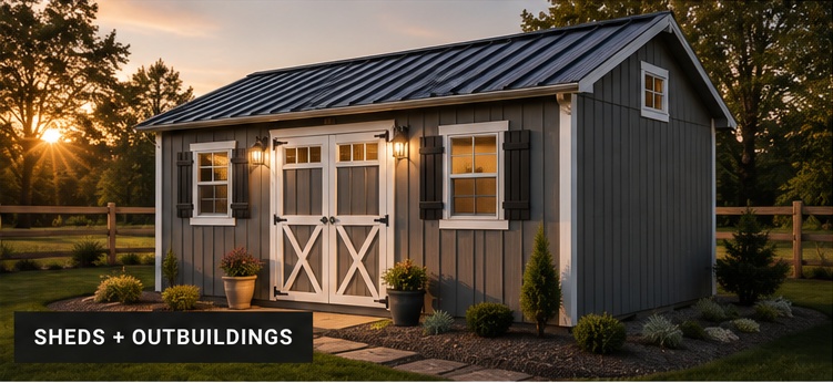 Premium shed and outbuilding construction